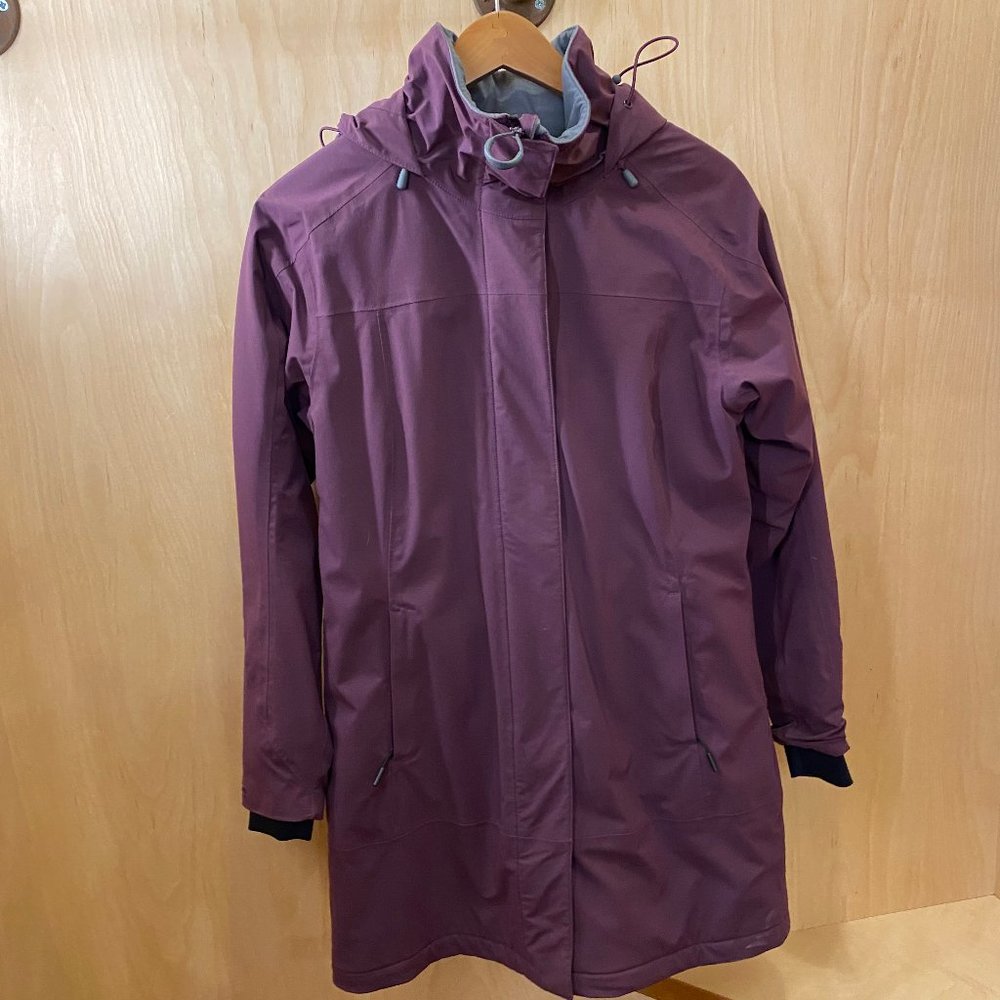 OROS  Purple Parka with Pockets & Hood - Size Small